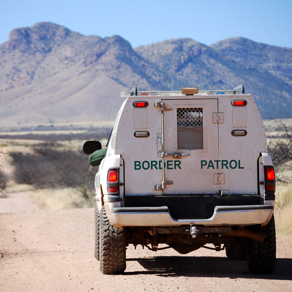 truck that says border patrol